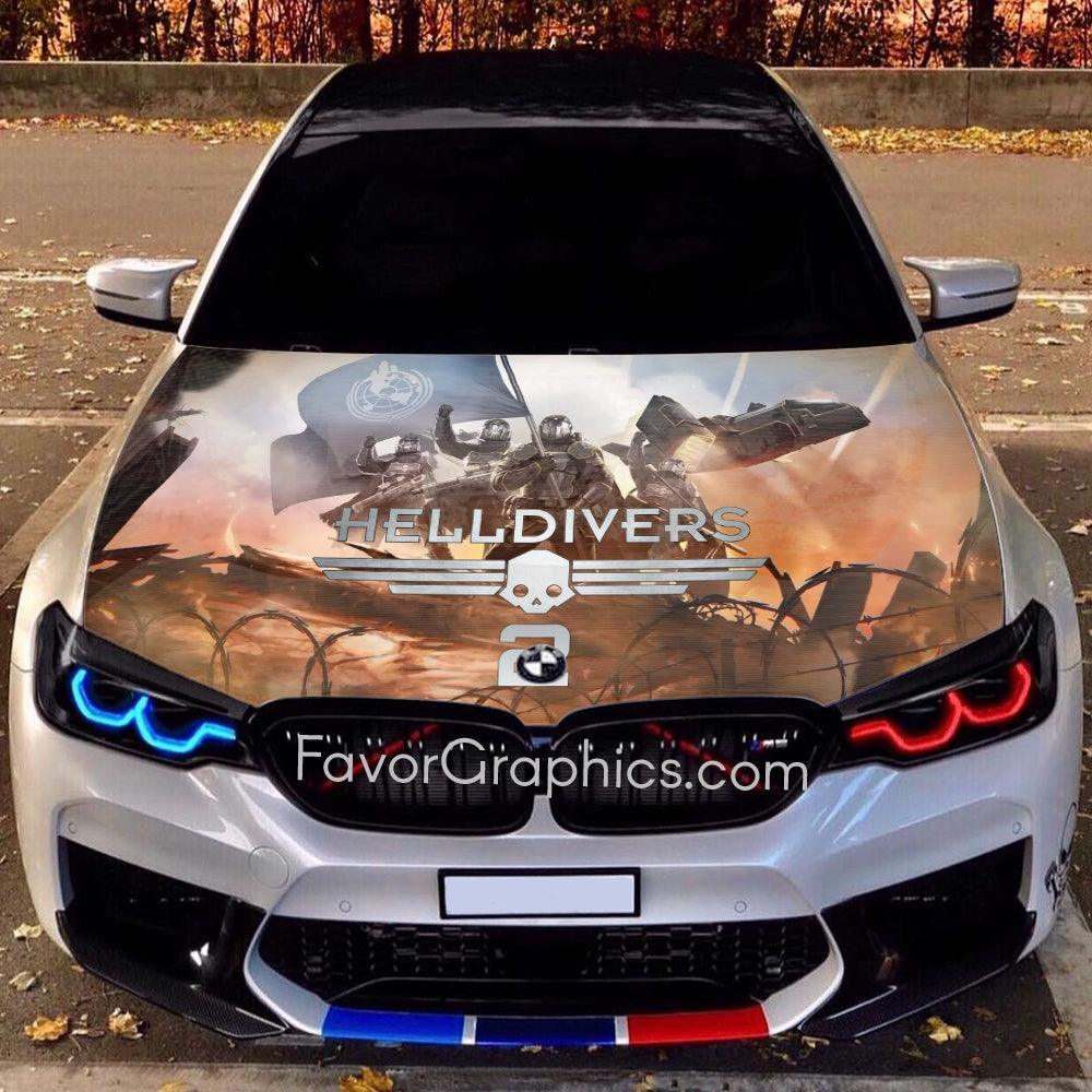 Helldivers 2 Itasha Car Vinyl Hood Wrap – Favor Graphics