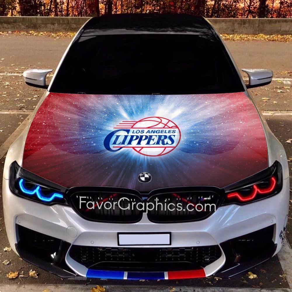 Clipper Wraps LA Clippers Itasha Car Vinyl Hood Wrap Decal Sticker – Favor Graphics
