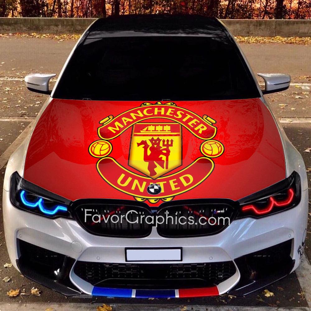 Manchester United Itasha Car Vinyl Hood Wrap Decal Sticker