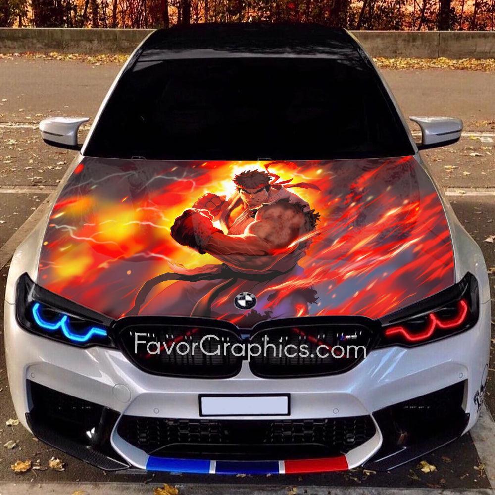 Ryu (Street Fighter) Itasha Car Vinyl Hood Wrap Decal Sticker – Favor ...