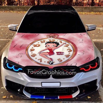 Betty Boop Itasha Car Vinyl Hood Wrap Decal Sticker (Copy)