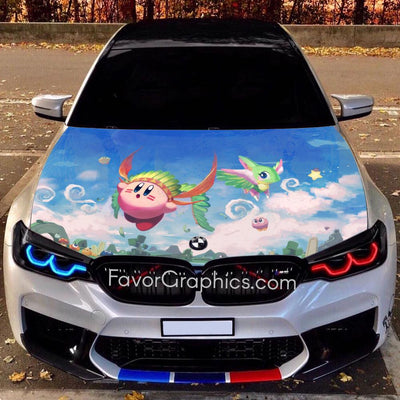 Kirby Itasha Car Vinyl Hood Wrap Decal Sticker