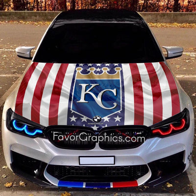 Kansas City Royals Itasha Car Vinyl Hood Wrap Decal Sticker
