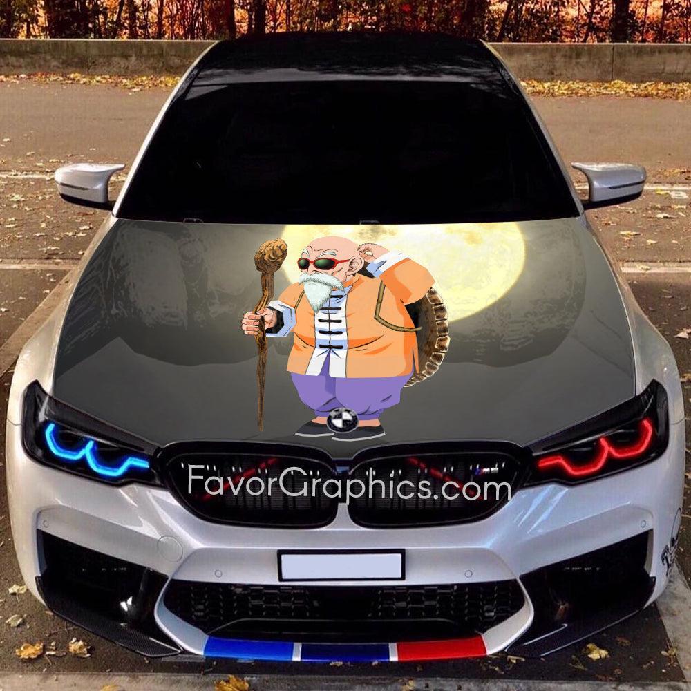 Master Roshi Itasha Car Vinyl Hood Wrap Decal Sticker – Favor Graphics