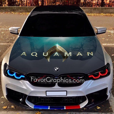 Aquaman Itasha Car Vinyl Hood Wrap Decal Sticker