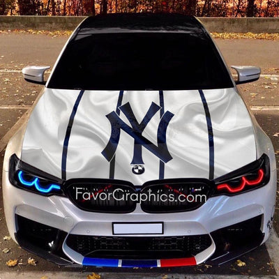 New York Yankees Itasha Car Vinyl Hood Wrap Decal Sticker