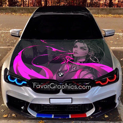 Reyna (Valorant) Itasha Car Vinyl Hood Wrap Decal Sticker