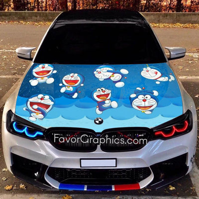 Doraemon Itasha Car Vinyl Hood Wrap Decal Sticker