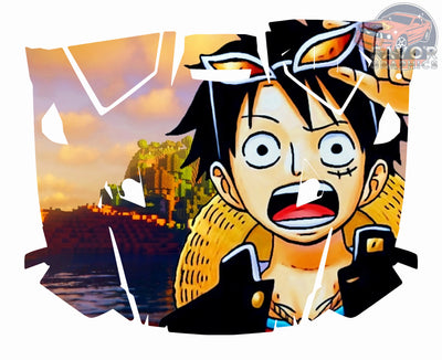 Monkey D. Luffy Hood Vinyl Wrap for Polaris RZR XP 1000 2 or 4 doors