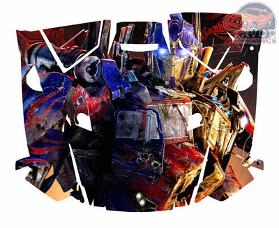 Optimus Prime Transformers Hood Vinyl Wrap for Polaris RZR XP 1000 2 or 4 doors