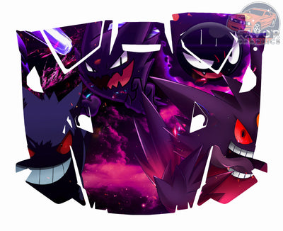 Gengar (Pokemon) Hood Vinyl Wrap for Polaris RZR XP 1000 2 or 4 doors