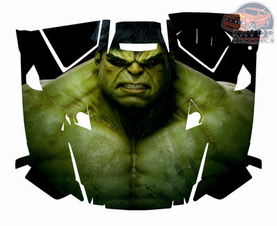 Hulk Hood Vinyl Wrap for Polaris RZR XP 1000 2 or 4 doors