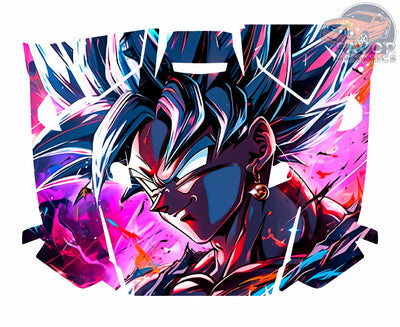 Ultra Instinct Goku Hood Vinyl Wrap for Polaris RZR XP 1000 2 or 4 doors