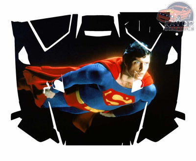 Superman Hood Vinyl Wrap for Polaris RZR XP 1000 2 or 4 doors