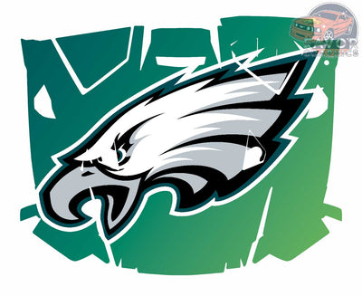 Philadelphia Eagles Hood Vinyl Wrap for Polaris RZR XP 1000 2 or 4 doors