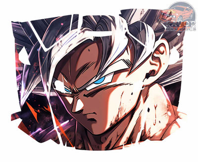 Ultra Instinct Goku Hood Vinyl Wrap for Polaris RZR XP 1000 2 or 4 doors