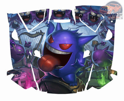 Gengar (Pokemon) Hood Vinyl Wrap for Polaris RZR XP 1000 2 or 4 doors