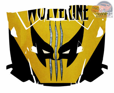 Wolverine Hood Vinyl Wrap for Polaris RZR XP 1000 2 or 4 doors