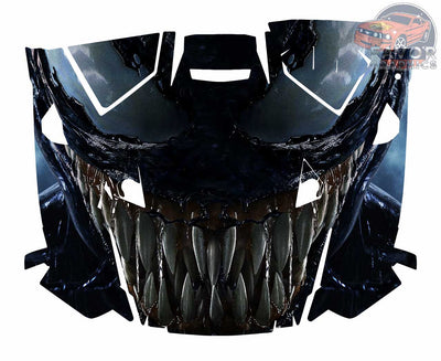 Venom Hood Vinyl Wrap for Polaris RZR XP 1000 2 or 4 doors