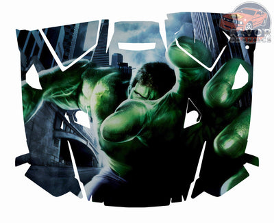 Hulk Hood Vinyl Wrap for Polaris RZR XP 1000 2 or 4 doors