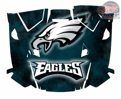 Philadelphia Eagles Hood Vinyl Wrap for Polaris RZR XP 1000 2 or 4 doors