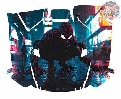 Spider-Man Hood Vinyl Wrap for Polaris RZR XP 1000 2 or 4 doors