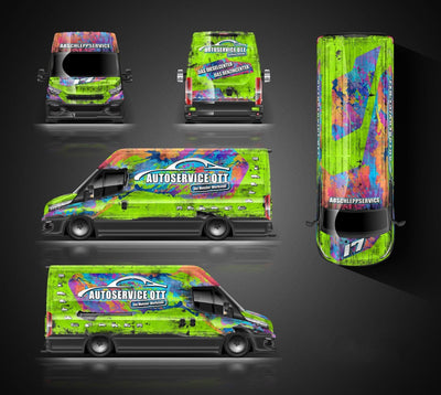 Custom Full Wrap For Van