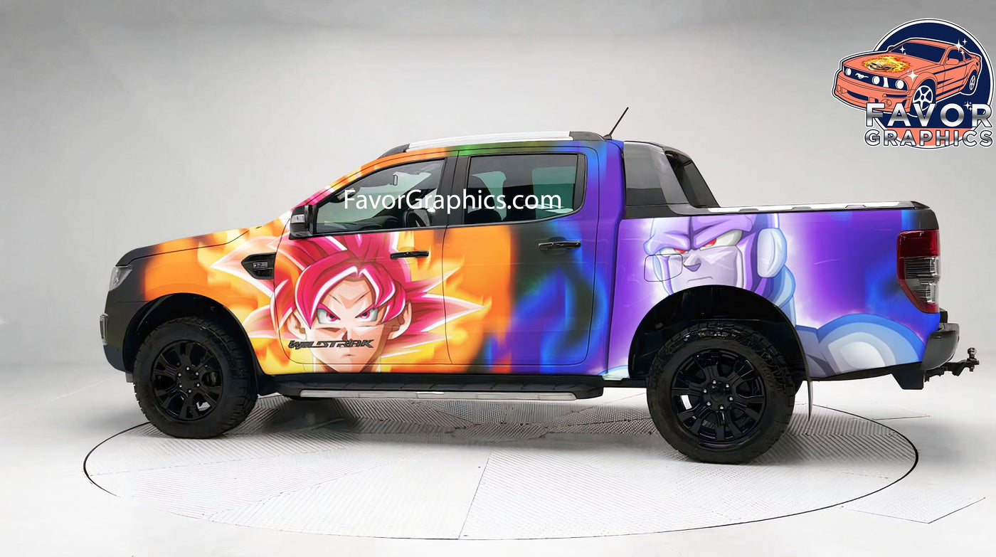 Hit Dragon Ball Super Itasha Full Car Vinyl Wrap Decal Sticker