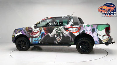 Joker Itasha Full Car Vinyl Wrap Decal Sticker