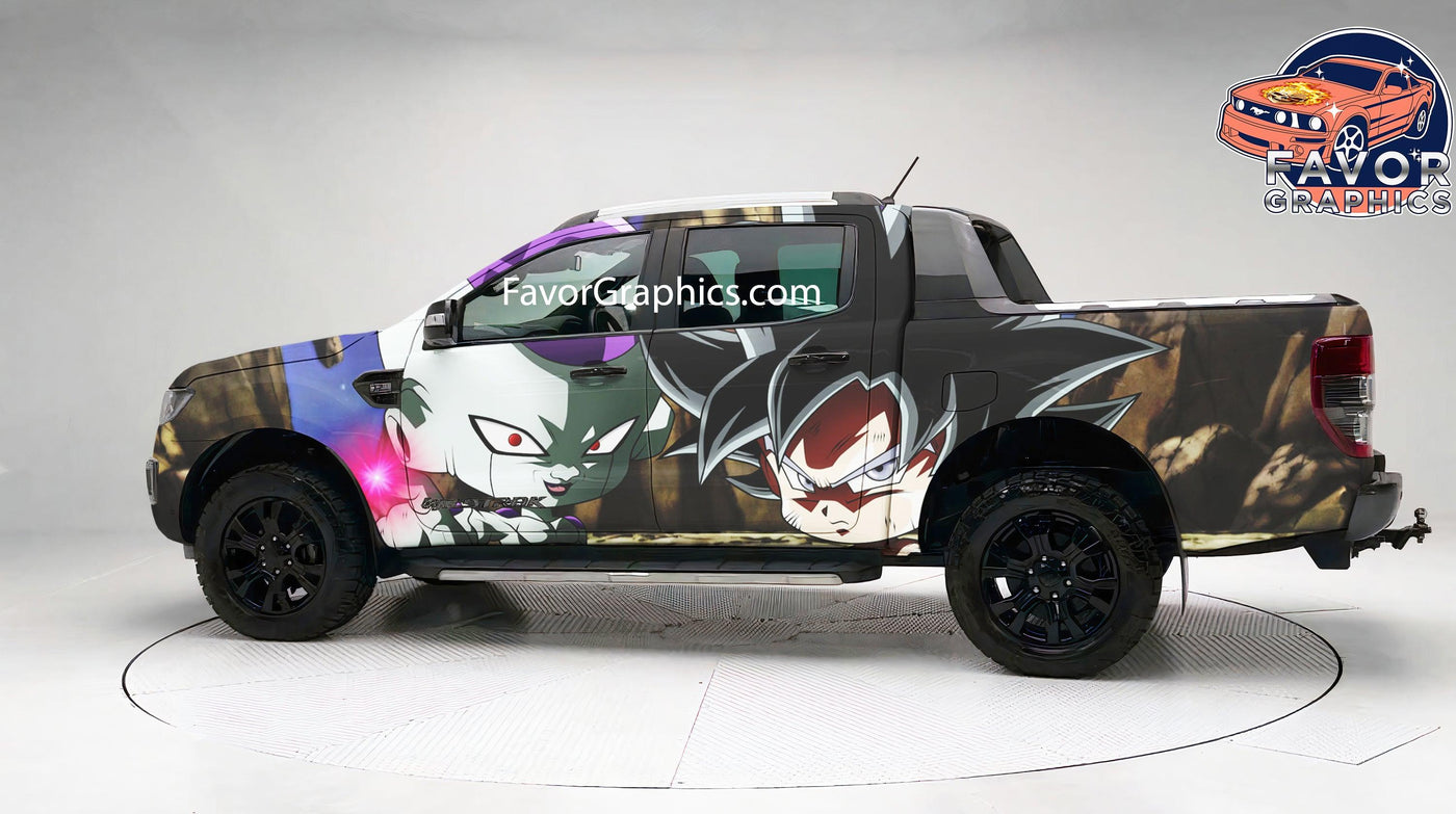 Frieza Dragon Ball Itasha Full Car Vinyl Wrap Decal Sticker