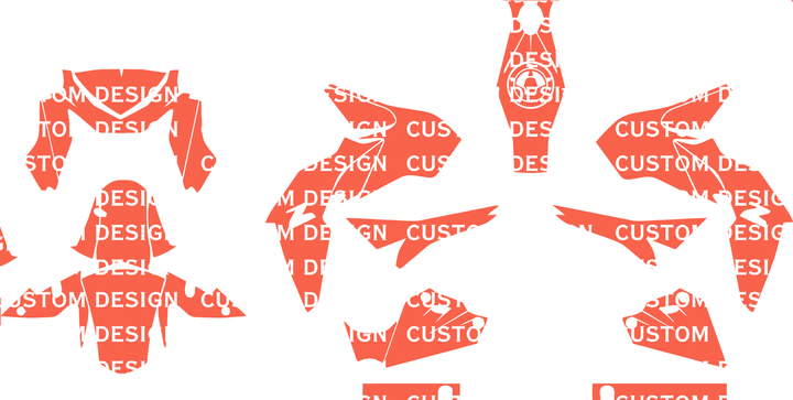 Personalized Graphics Kit Decal Wrap For Kawasaki Z125 17