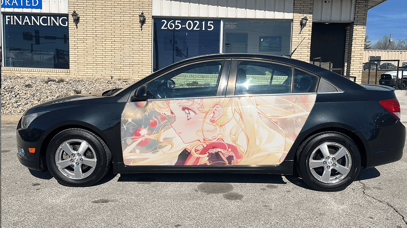 Sailor Moon Car Door Vinyl Wrap Decal Sticker