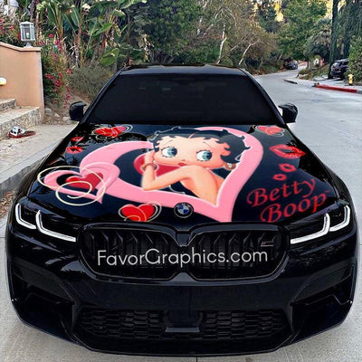 Betty Boop Itasha Car Vinyl Hood Wrap Decal Sticker (Copy)