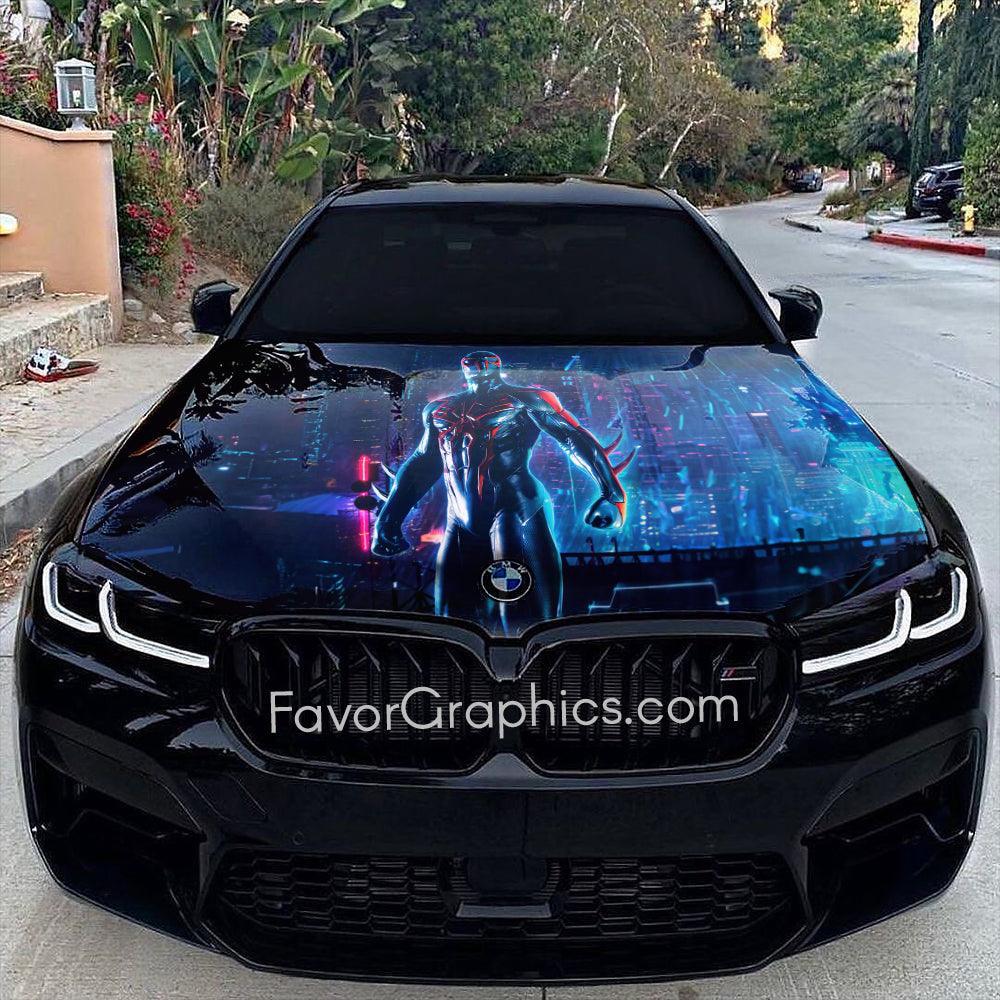 Miguel O'Hara Spiderman Itasha Car Vinyl Hood Wrap Decal Sticker