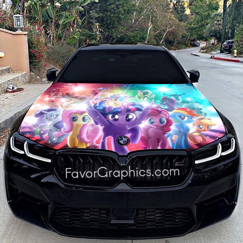 Mlp Wrapped My Little Pony Itasha Car Vinyl Hood Wrap Decal Sticker – Favor Graphics