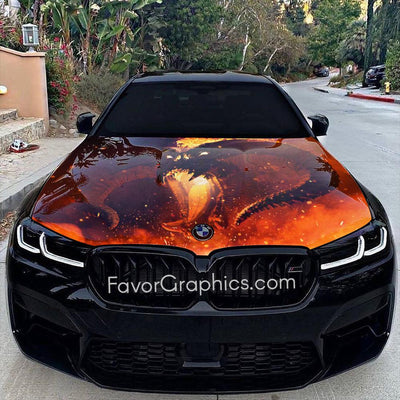 Balrog Itasha Car Vinyl Hood Wrap Decal Sticker