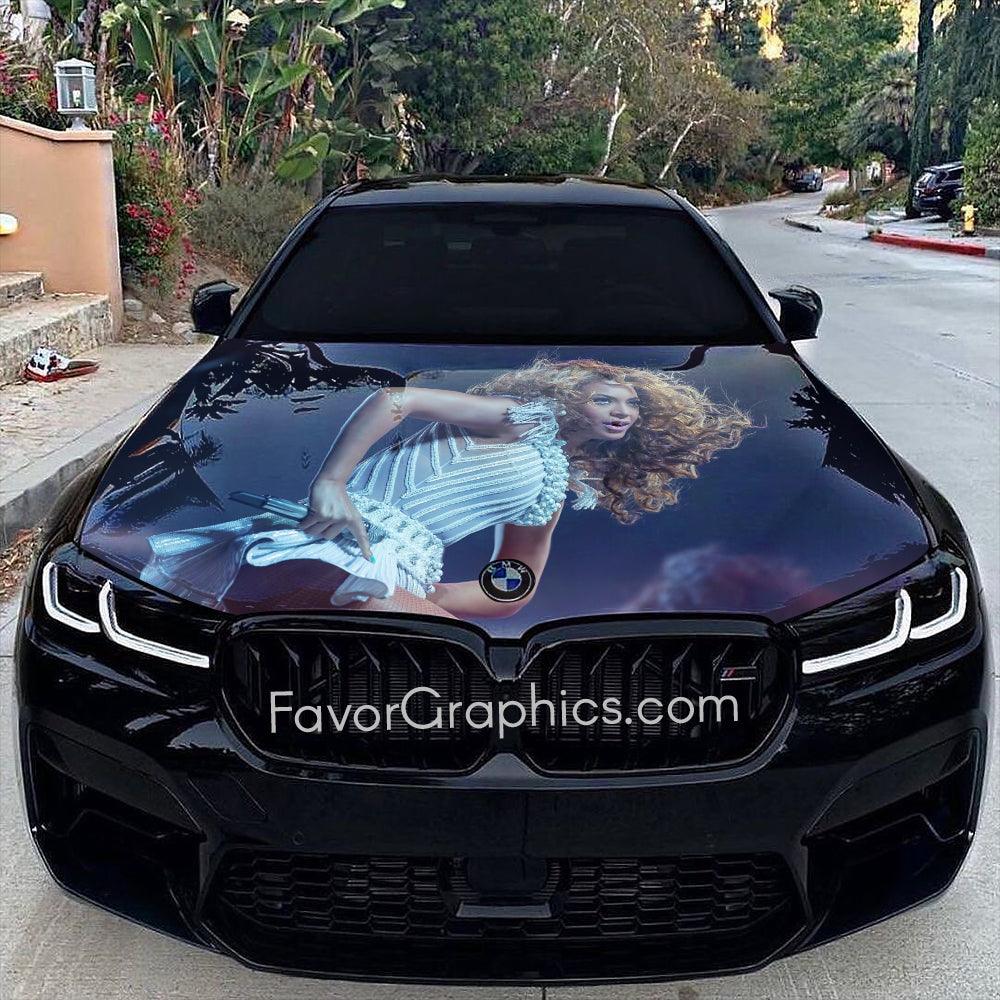 Beyoncé Itasha Car Vinyl Hood Wrap Decal Sticker