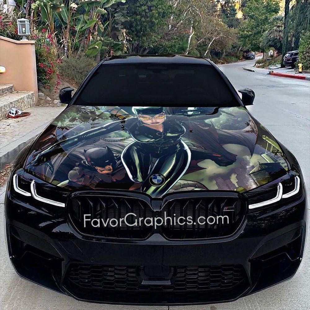 Catwoman Itasha Car Vinyl Hood Wrap Decal Sticker