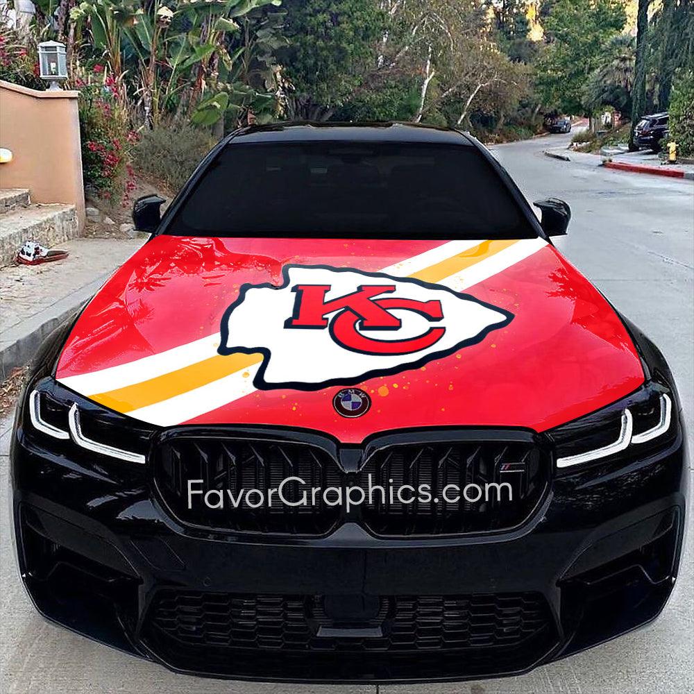 SALE Kansas City CHIEFS Car Hood Cover, NFL Apparel Car