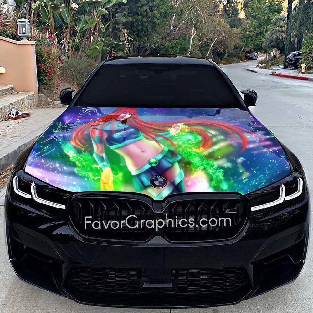 Starfire Teen Titans Itasha Car Vinyl Hood Wrap Decal Sticker