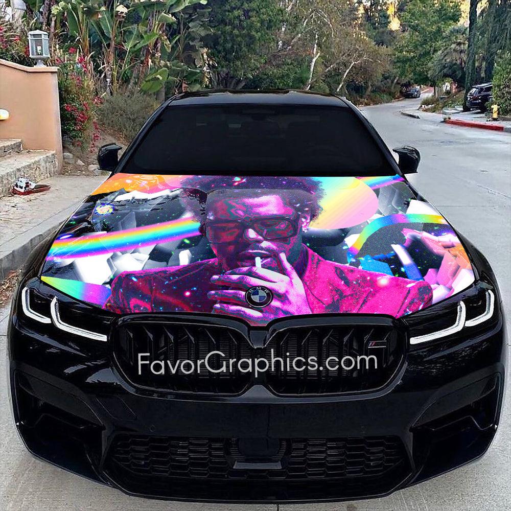 The Weeknd Itasha Car Vinyl Hood Wrap Decal Sticker