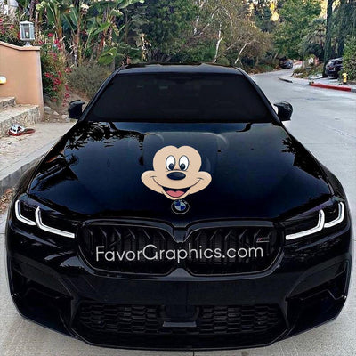 Mickey Mouse Itasha Car Vinyl Hood Wrap Decal Sticker