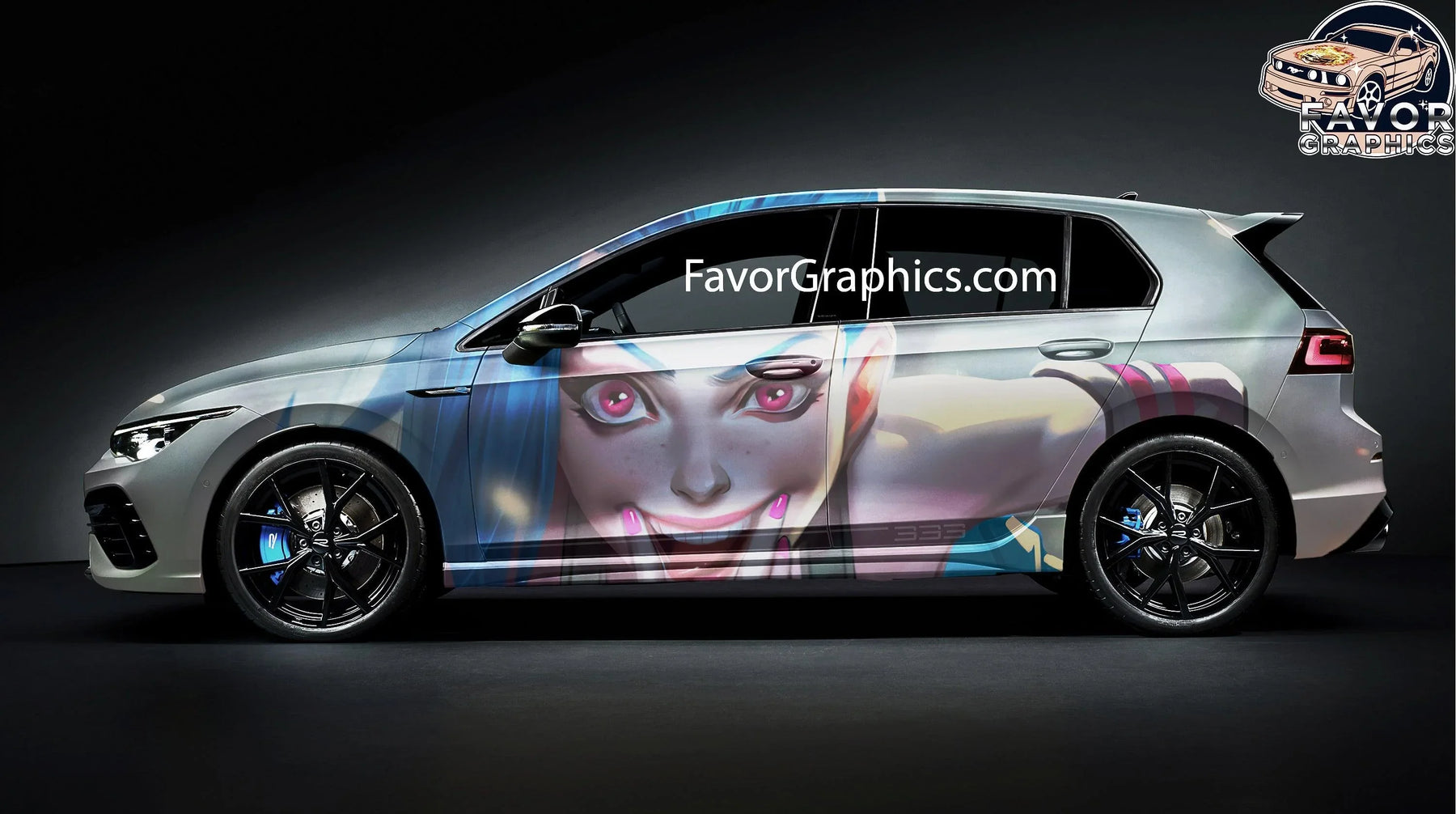 Jinx Decal Code JInx League Of Legends Itasha Full Car Vinyl Wrap Decal Sticker – Favor ...