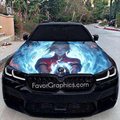 Princess Azula Avatar Itasha Car Vinyl Hood Wrap Decal Sticker