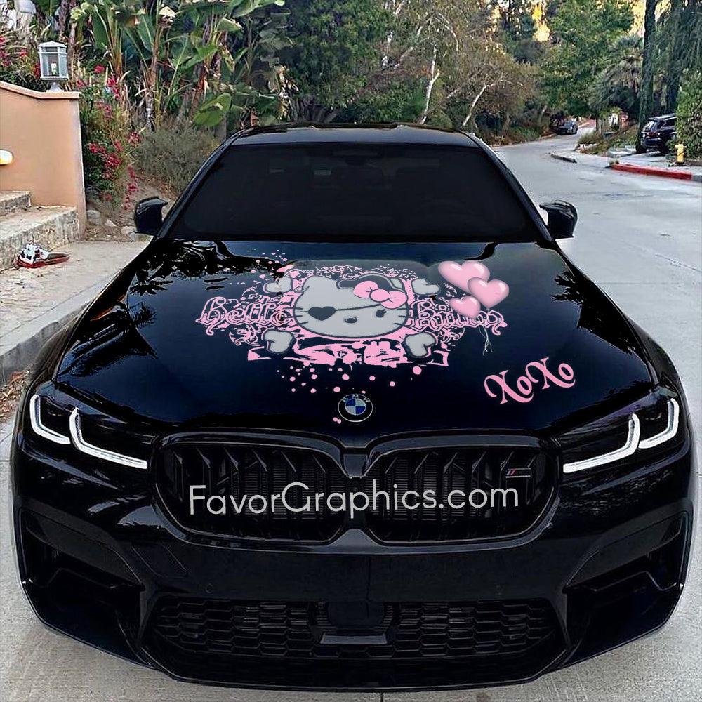 Kitty Itasha Car Vinyl Hood Wrap Decal Sticker