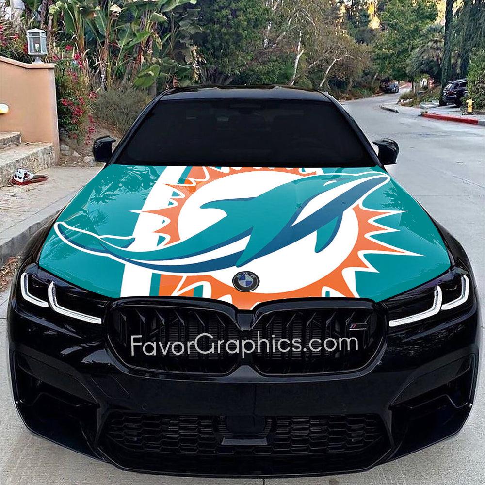 Miami Dolphins Football Logo Tailgate Decal Sticker Wrap Pick-up Truck SUV  Car