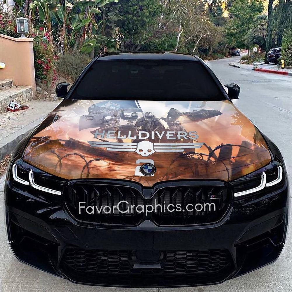 Helldivers 2 Itasha Car Vinyl Hood Wrap – Favor Graphics