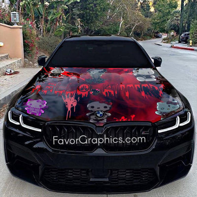 Kitty Itasha Car Vinyl Hood Wrap Decal Sticker