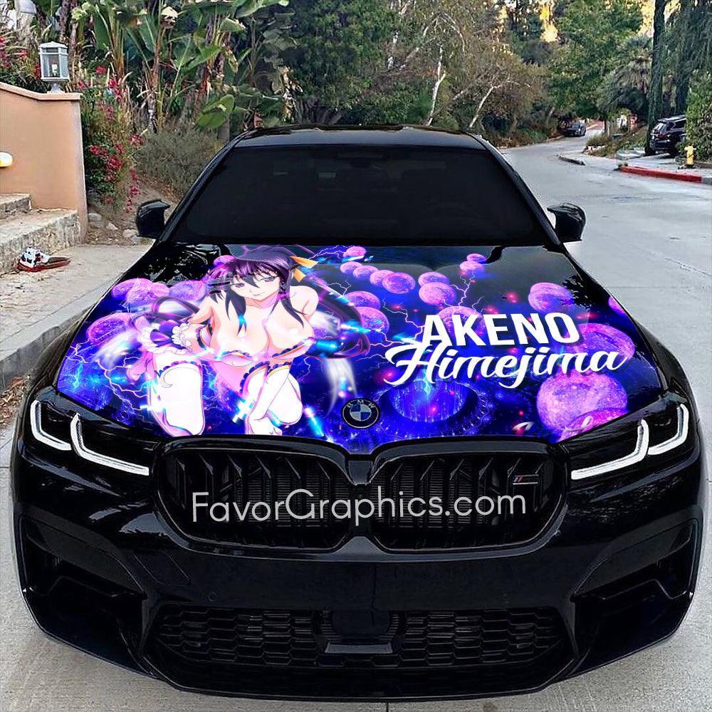 Akeno Himejima High School DxD Itasha Car Vinyl Hood Wrap Decal Sticke akeno-himejima-high-school-dxd-itasha-car-vinyl-hood-wrap-decal-sticke