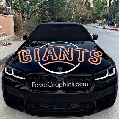 San Francisco Giants Itasha Car Vinyl Hood Wrap Decal Sticker